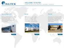 Tablet Screenshot of nutek.com