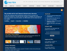 Tablet Screenshot of nutek.in